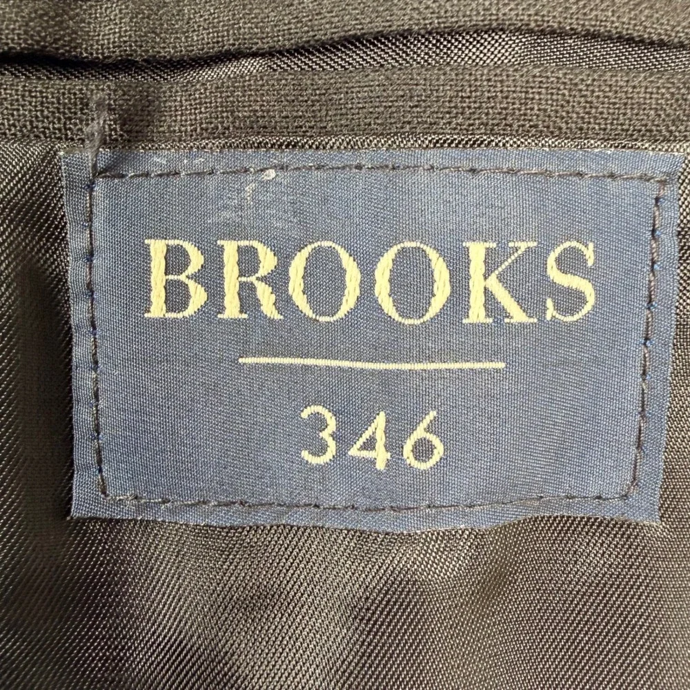 Vtg Brooks Brothers 346 Tuxedo Suit Wool 41R 35x30.5 Pleated Pants Suspenders